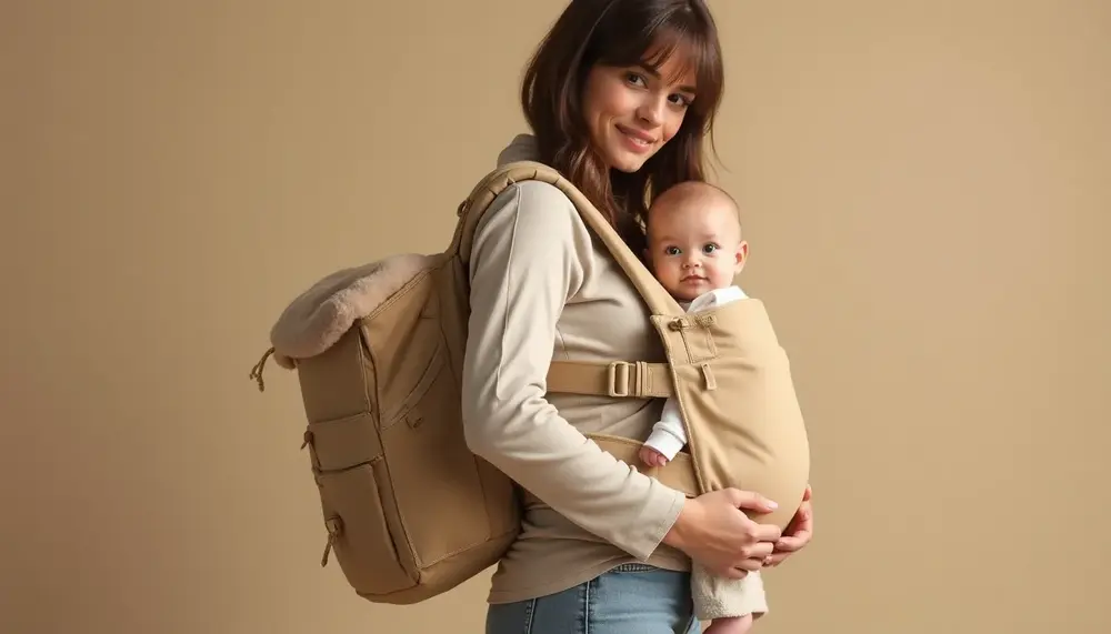 Anleitung: Wie Sie eine Babytrage improvisieren können