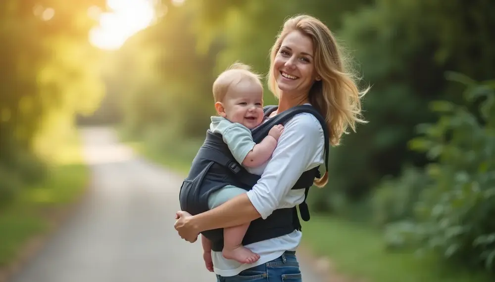 Babytrage auf dem Rücken: Ab wann ist es sicher?