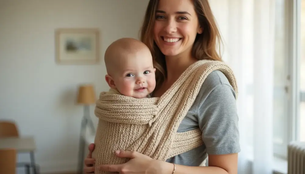 Babytrage gestrickt: Handgemachter Komfort für dein Baby