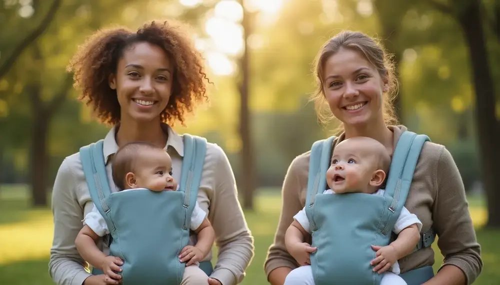 Babytrage nach vorne: Vorteile und Dinge, die du wissen solltest