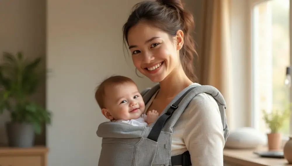 Babytrage Najell Rise: Moderne Ergonomie für dich und dein Baby