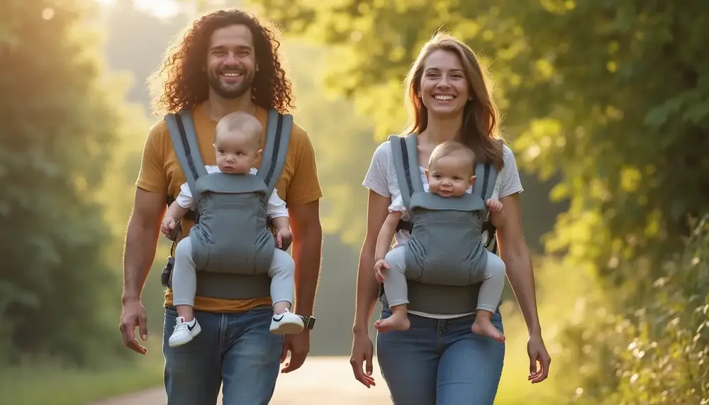 Babytrage vorne und hinten nutzen – Tipps für entspanntes Tragen
