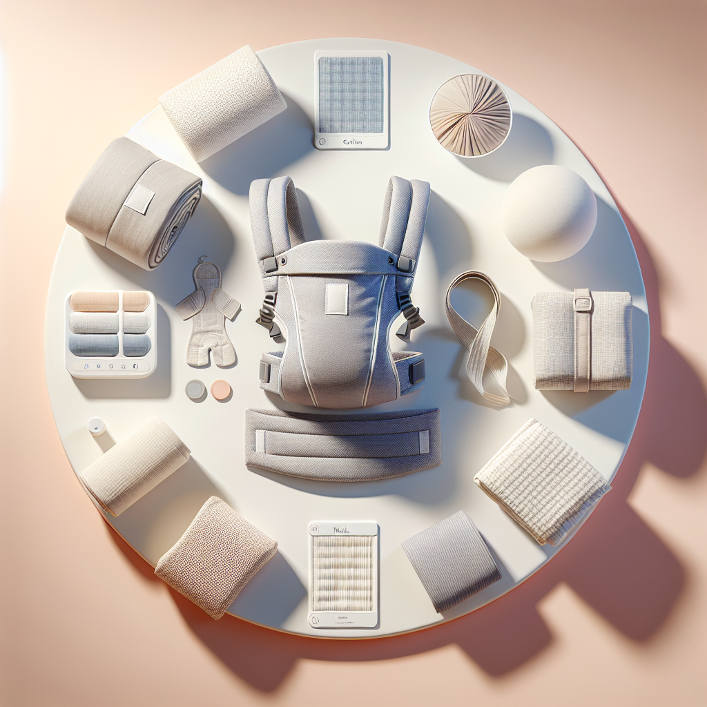 Babytrage Materialien