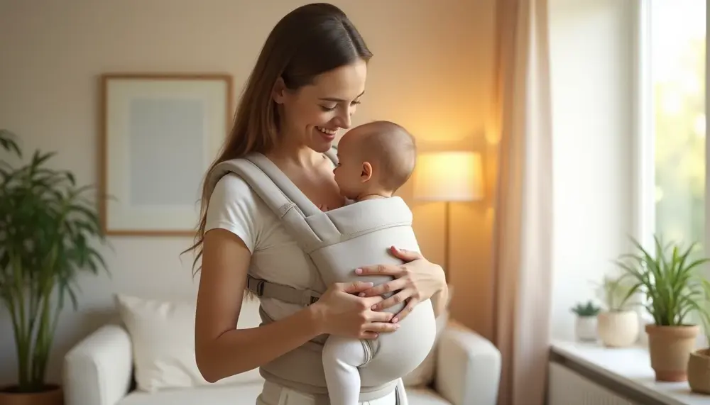 Darum ist eine Babytrage ohne Schnallen eine geniale Wahl