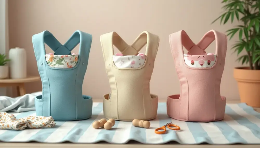 Die 3 besten kostenlosen Schnittmuster für eine DIY Babytrage