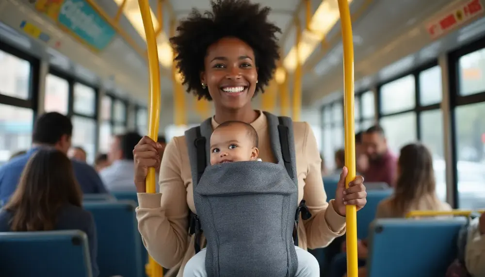 Sicher unterwegs: So nutzt du die Babytrage im Bus richtig