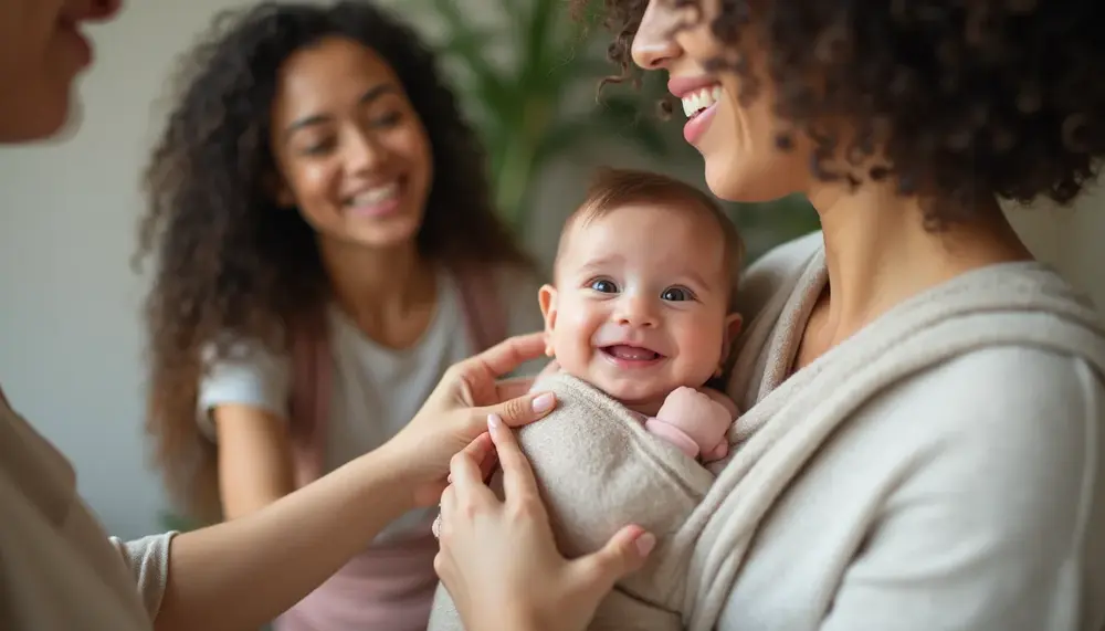 Tipps für die perfekte Position: Tragetuch Baby Kopf richtig einstellen