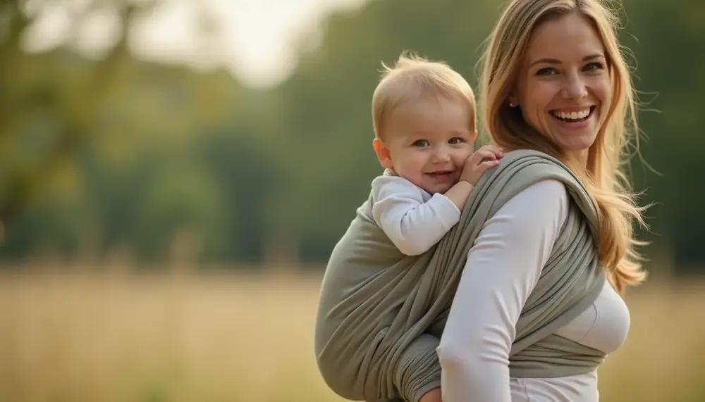 Tragetuch Baby auf dem Rücken: Eine Anleitung für Eltern