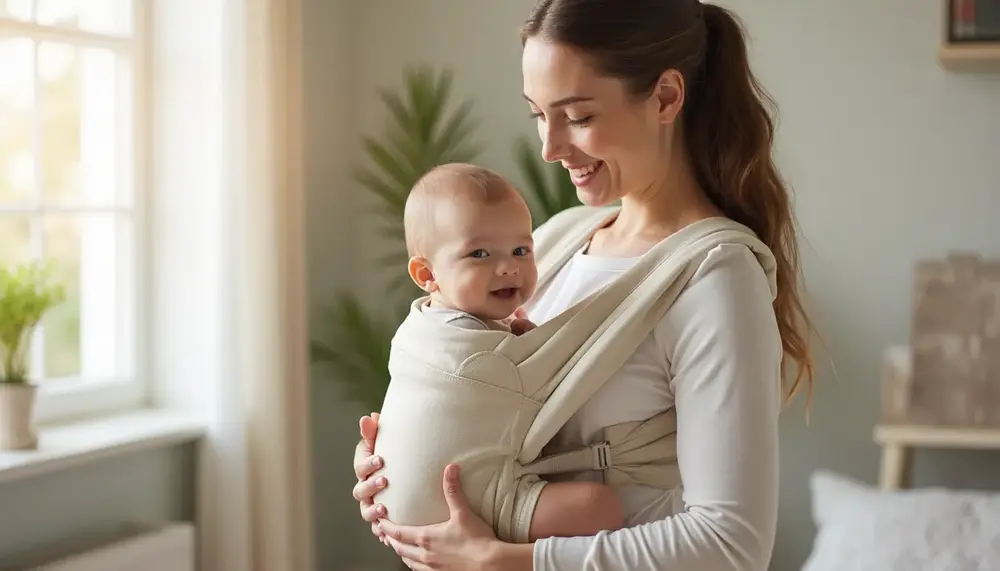 Warum eine Babytrage aus dünnem Stoff für dein Baby ideal ist
